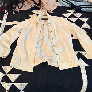 Banana Republic Linen Blazer